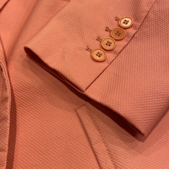 Talbots Pink Floral Lined Blazer Jacket 14 - Picture 3 of 16